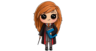 60min Draw Harry Potter Characters Art Lesson: Hermoine 