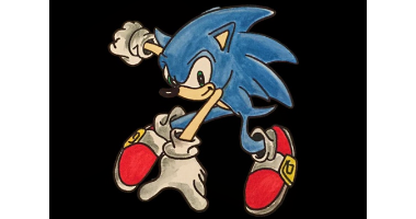 60min Drawing Lesson: Sonic Character by LEARN Anytime Anywhere