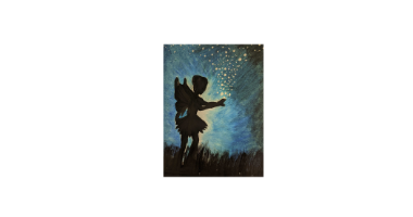 Night Time Fairy  Drawing