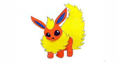 Flareon Pokemon Drawing