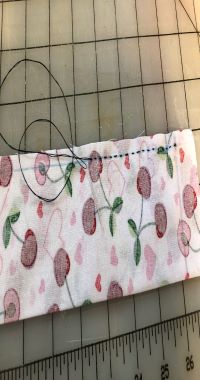 Crafts:  Hand Sewing- Learning to sew a running stitch. 